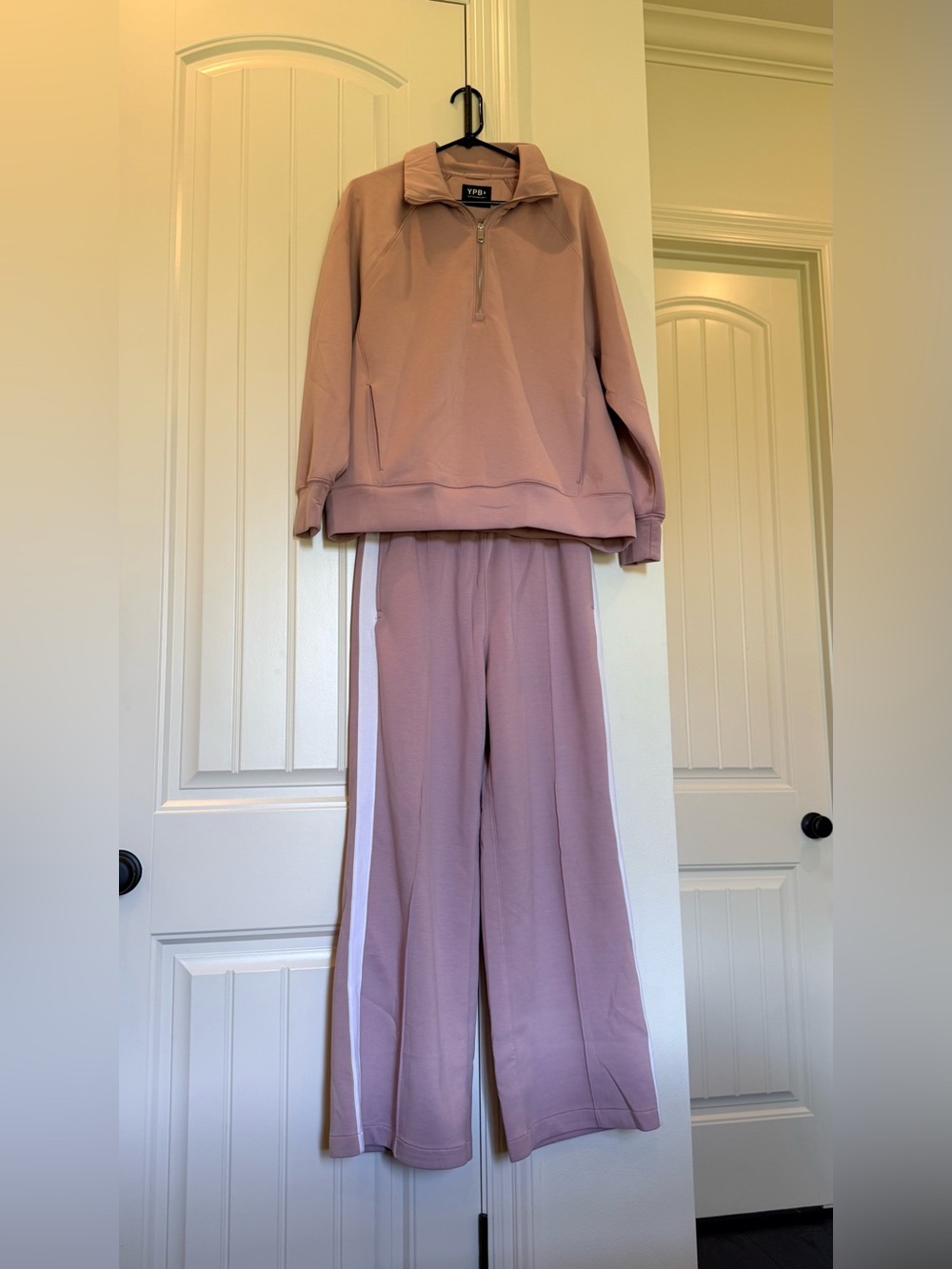 YPB neoKNIT Wide Leg Sweatpant and Half Zip Set